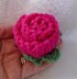 854 knitted rose