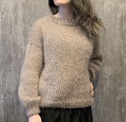 Slouchy sale mohair sweater