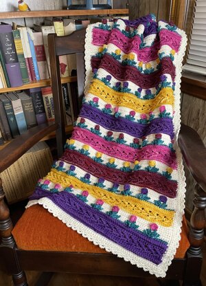 Emily's Tulip Lap Blanket