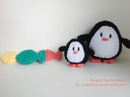 Penguin Winter Play Set Pattern