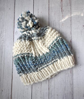 Super Bulky Basket Weave Hat