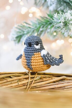 Crochet bird Great tit