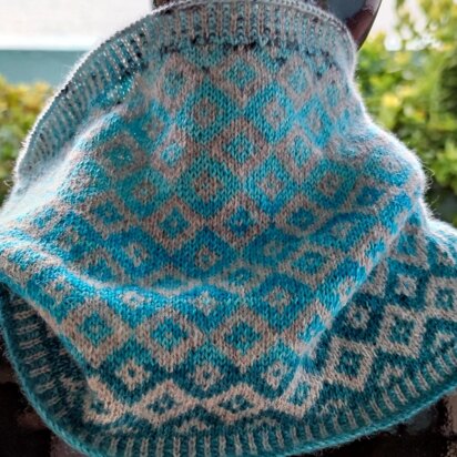 Bamboo Weave Cowl - knitting pattern
