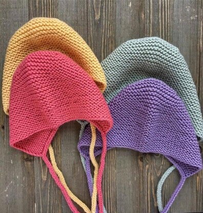 Baby Bonnet and Neck Scarf