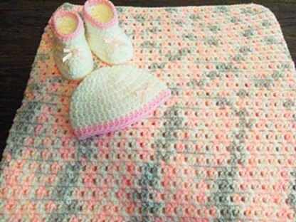 Pink Camo Baby Blanket