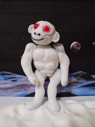 Arnie the Albino Alien Android Ape