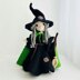 Crochet witch doll, amigurumi witch, Spooky witch