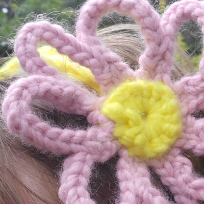 Daisy Head Band Knitting Pattern