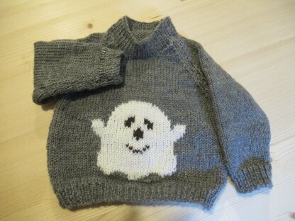 Baby Halloween Ghost Jumper