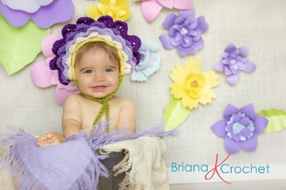 Flower Bonnet Hat