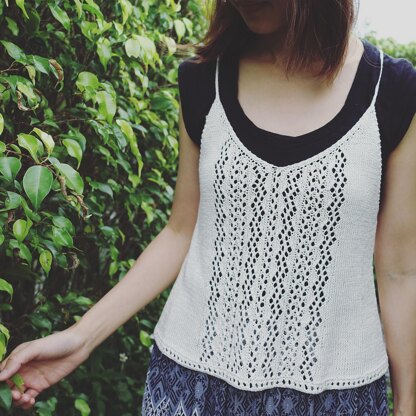 2way cami top Knitting pattern by Irene Lin | LoveCrafts