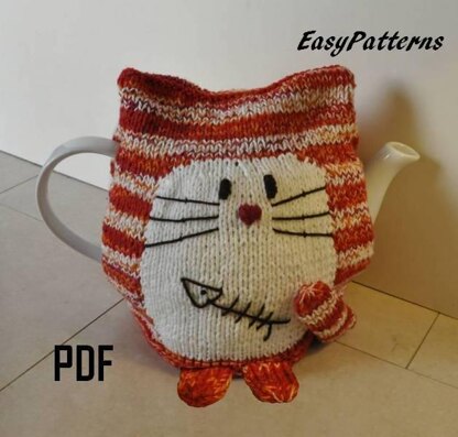 Marmalade Kitty tea cozy