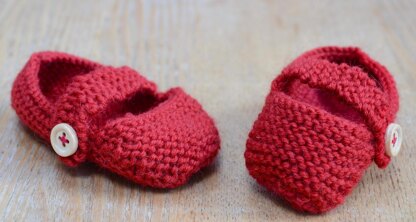Baby Button Shoes