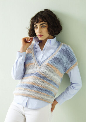 Top and Sweater in King Cole Beaches DK - 5911pdf - Downloadable PDF