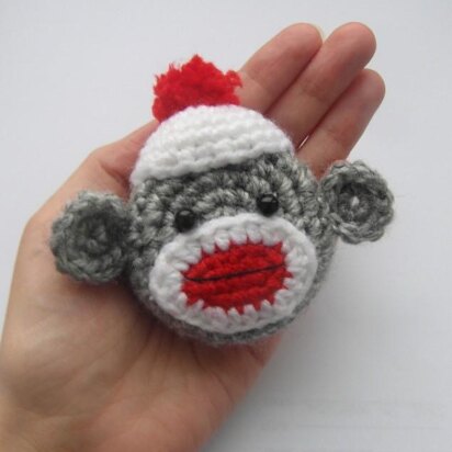 Sock monkey tape measure cover