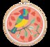 Hawthorn Handmade Rainbow Finch Cross Stitch Kit