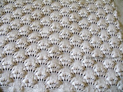 Billowing Clouds Baby Blanket