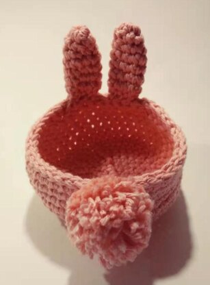 Easter Bunny Basket using Paintbox Cotton DK