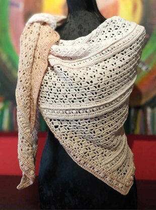 Flat Triangular Scarf "Charis"