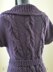 #118 Fitted Cabled Shawl-Collared Vest