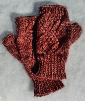 Sophisticate Fingerless Mitts