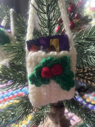 Square Christmas Tree Bag Decoration