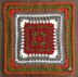 Moroccan Window 12" Afghan Square