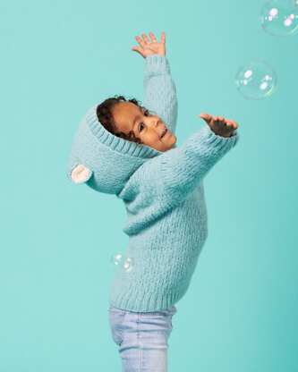 Mouse in the House Sweater - Free Knitting Pattern For Babies and