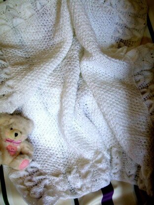 Bluebell baby blanket