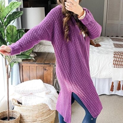 Mauve-A-Lous Duster Cardi