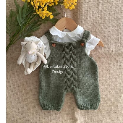 Sunflower Overalls Knitting Pattern