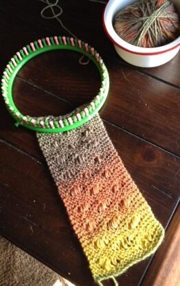 Scarves eBook - 6 loom knit patterns