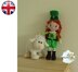 St Patrick Elf (Leprechaun) doll