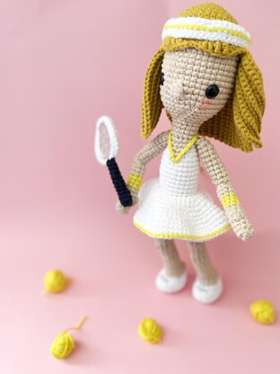 CHRIS AND SERENA THE TENNIS PLAYERS - CROCHET AMIGURUMI PATTERN