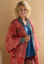 .Long & Lacy Duster in Red Heart Boutique Infinity - LW4639 - Downloadable PDF