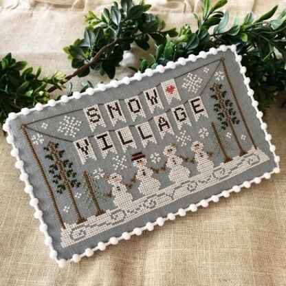 Country Cottage Snow Village Banner - Snow Village - CCNSW1 -  Leaflet