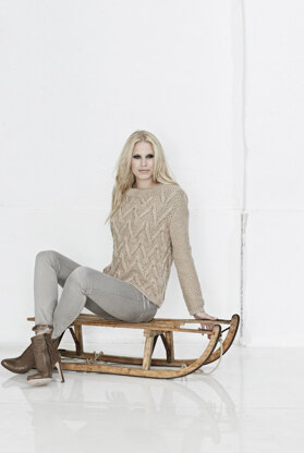 Ladies' Pullover in Schoeller und Stahl Merino Mix - 13306