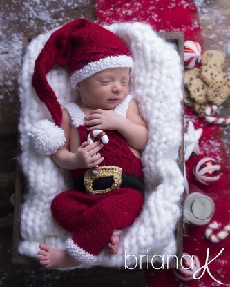 Santa Overall and Hat