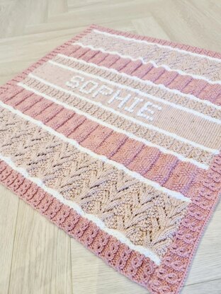 Personalised & Textured Blanket - ANY NAME!