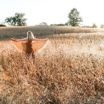 Boho Sunset Shawl