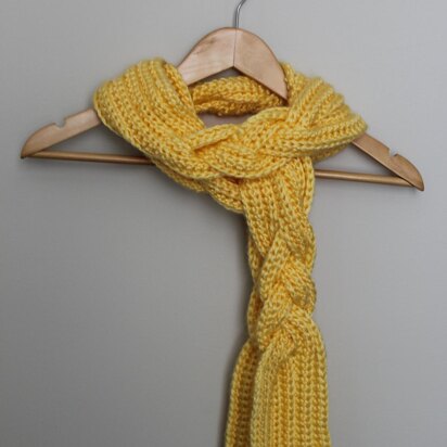 Rapunzel Inspired Braided Scarf