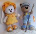 Summer clothes Teddy and Bunny
