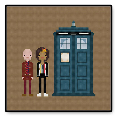 Twelfth Doctor's Companions 2 - PDF Cross Stitch Pattern