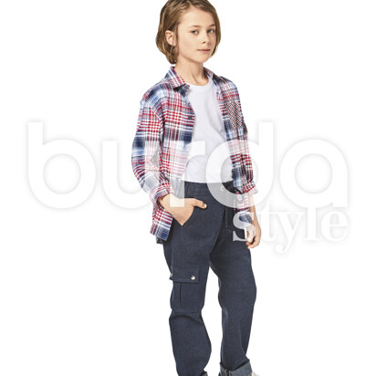 Burda Style Girl/Girl Plus Pant and Short B9354 - Paper Pattern, Size 6-13