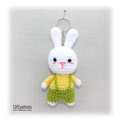 Bear Bunny Cat Keychain Charm