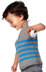 Striped Slipover with Buttons in BC Garn Semilla - 5080BC - Downloadable PDF