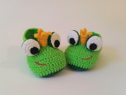 Newborn shoes Frog