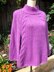 Raglan Poncho with Collar and Armhole Slits