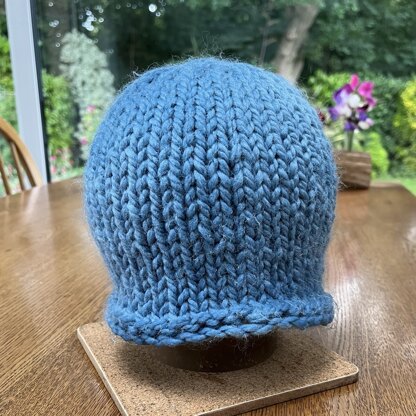 Blue Easy Beanie 