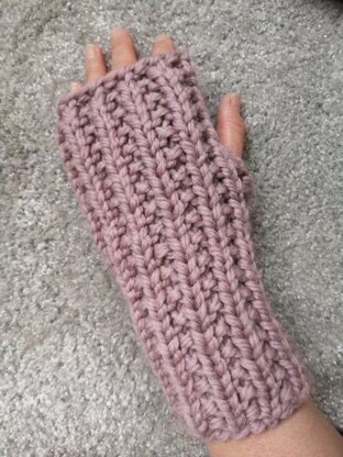 Rowan Big Wool chunky mitts